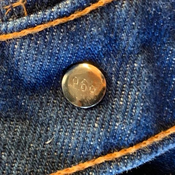 Vintage Levi’s 505 USA Made Straight Leg Dark Wash Jeans 34x32 - Picture 9 of 14